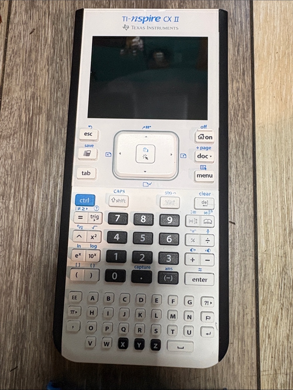Texas Instruments TI-nspire CX II Graphing Calculator in White and Black